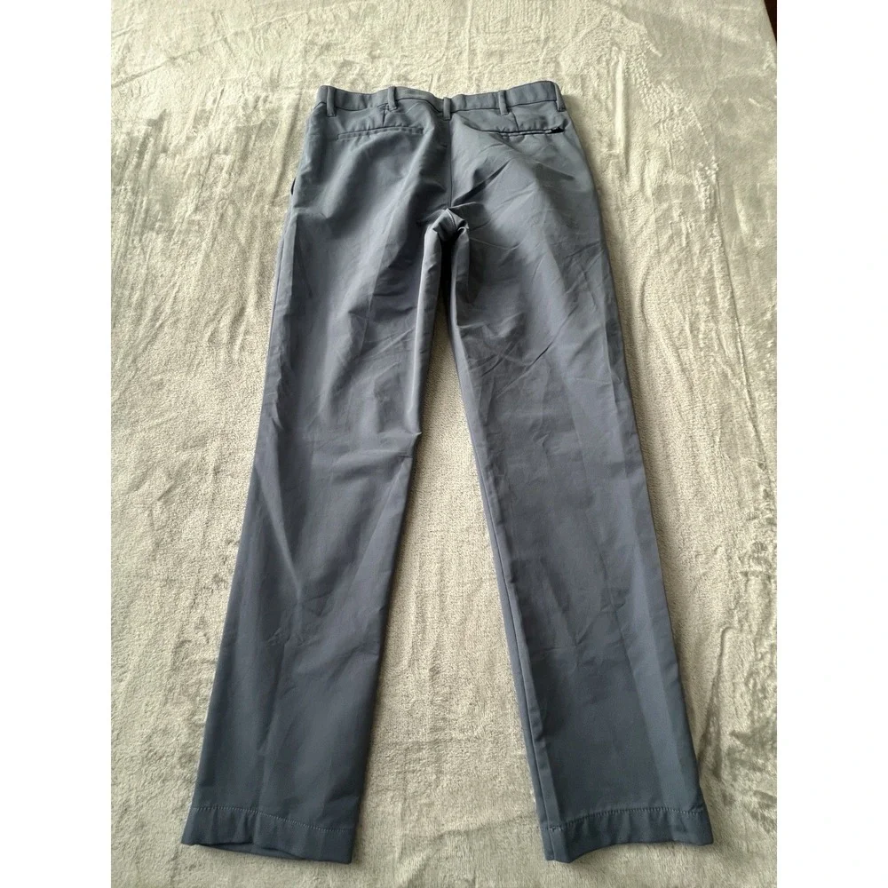 Banana Republic Mens Pants 32x32 Blue Performance Flat Front Stretch Casual